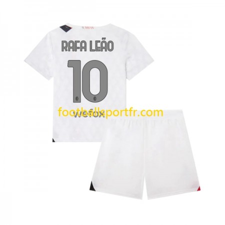 Tenue AC Milan Rafael Leao 10 Enfant Exterieur 2023-2024 Maillot de Foot